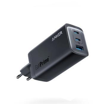 ANKER 737 GaNPrime 120W Vegglader 2X USB-C PD, 1X USB-A QC, Total kapasitet 120W. (A2148311)