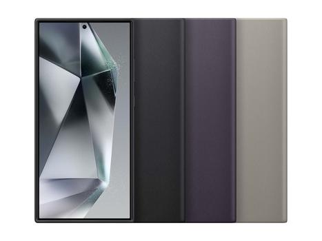 SAMSUNG Vegan Leather Case Samsung Galaxy S24 Ultra Svart (GP-FPS928HCABW)