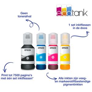 EPSON EcoTank ET-5850 All in One Blækprinter Multifunktion med Fax - Farve - Blæk (C11CJ29401)