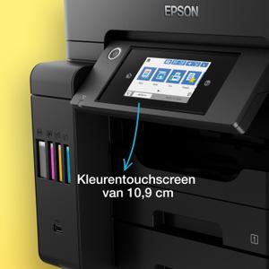 EPSON EcoTank ET-5850 All in One Blækprinter Multifunktion med Fax - Farve - Blæk (C11CJ29401)