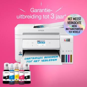 EPSON EcoTank ET-4856 Inkjet Printers Consumer/ Multi-fuction/ Ink tank system A4 (21.0x29.7 cm) 4 Ink Cartridges KCYM Print Scan Copy Fax Yes (A4 plain paper) 4 800 x 1 200 DPI IN (C11CJ60407)