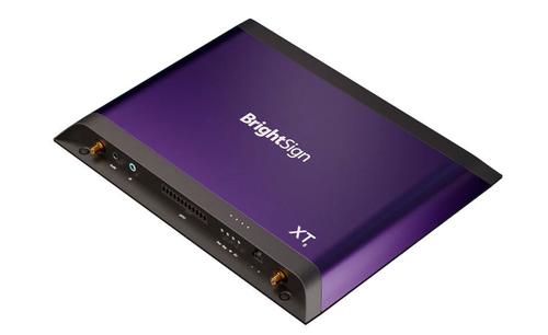 BRIGHTSIGN Powerful ultra-thin player delivering the highest quality video from 1080p to 8K60p & playing 3D motion graphics at high frame rates. Expanded I/O package with GB Ethernet supporting PoE+, GPIO, IR di (XT1145)
