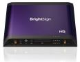 BRIGHTSIGN Built for interactivity, delivers 4K60p video in HDR, HMTL5, flexible I/O for USB, serial, GPIO, IR, & Ethernet