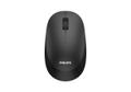 PHILIPS s SPK7307BL - 3000 Series - mouse - ergonomic - right and left-handed - optical - 3 buttons - wireless - 2.4 GHz - USB wireless receiver - black