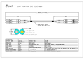 LinkIT fibersnor OM3 LC/LC 3m Duplex | MM | LSZH (FPD53LPLP-030)