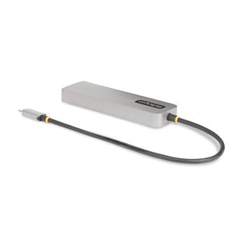 STARTECH 3-Port USB-C Hub 2.5 Gbps Ethernet 100W PD Pass-Through Port USB 3.2 10Gbps 2x USB-A/1x USB-C Portable Hub (10G2A1C25EPD-USB-HUB)