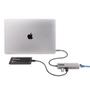STARTECH 3-Port USB-C Hub 2.5 Gbps Ethernet 100W PD Pass-Through Port USB 3.2 10Gbps 2x USB-A/1x USB-C Portable Hub (10G2A1C25EPD-USB-HUB)