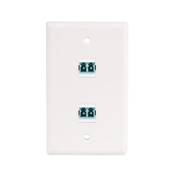 STARTECH LC to LC Coupler LC Fiber Coupler LC/UPC Duplex Keystone Jack Fiber Optic Keystone Coupler for Patch Panel (DMFKSLCLCCOUPLER)