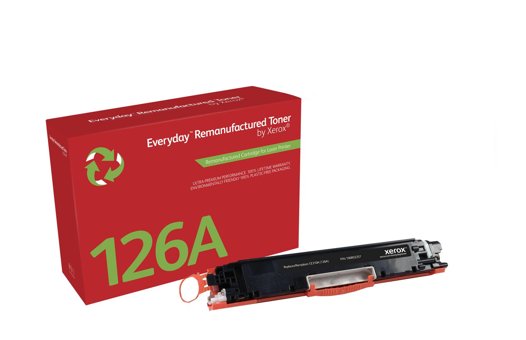 XEROX - svart - kompatibel - tonerpatron (alternativ for: HP CE310A)