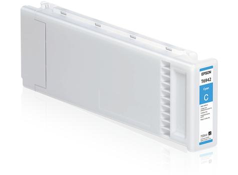 EPSON n T6942 - 700 ml - cyan - original - ink cartridge - for SureColor SC-T3000, SC-T3000 POS, SC-T5000, SC-T5000 POS, SC-T5200, SC-T7000, SC-T7000 POS (C13T69420N)