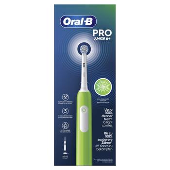 Oral-B Junior Pro elektrisk tannbørste for barn - grønn (743027)
