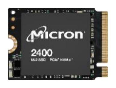 MICRON 2400 512GB NVMe M.2 22x30mm Non-SED Clie (MTFDKBK512QFM-1BD1AABYYR)