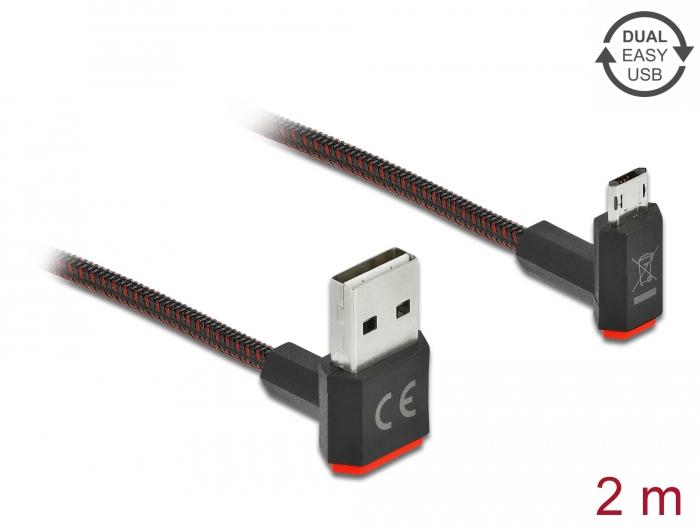 Delock - Easy - USB-kabel - USB til Micro-USB type B - 2 m