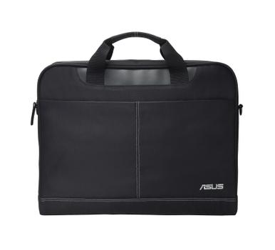 ASUS S Nereus Carry Bag, 16", Handle wrap, Water resistant,  removable shoulder strap, adjustable shoulder strap, Polyester,  Black (90-XB4000BA00010-)