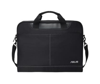 ASUS S Nereus Carry Bag, 16", Handle wrap, Water resistant,  removable shoulder strap, adjustable shoulder strap, Polyester,  Black (90-XB4000BA00010-)
