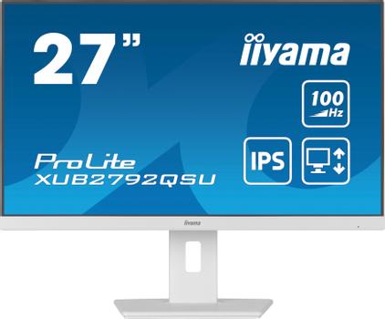 IIYAMA 27" WHITE ETE IPS, (XUB2792QSU-W6)