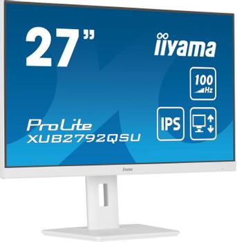 IIYAMA 27" WHITE ETE IPS, (XUB2792QSU-W6)