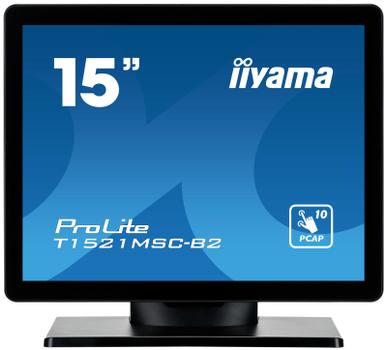 IIYAMA 15" PCAP Bezel Free Front, (T1521MSC-B2)