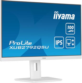 IIYAMA 27" WHITE ETE IPS, (XUB2792QSU-W6)