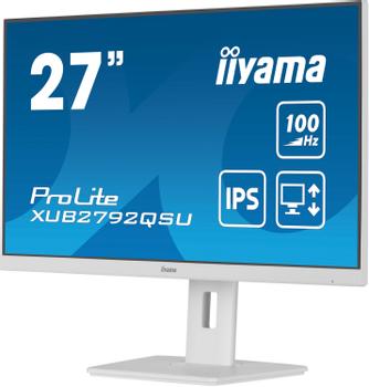 IIYAMA 27" WHITE ETE IPS, (XUB2792QSU-W6)