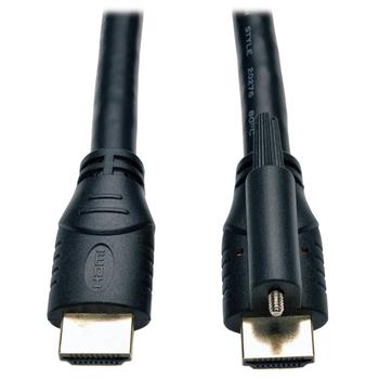 TRIPP LITE Eaton - HDMI cable with Ethernet - HDMI male to HDMI male - 1.83 m - black (P569-006-LOCK)