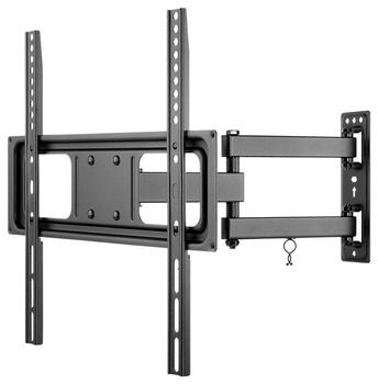 GOOBAY Basic TV wall mount Basic FULLMOTION (M), black - for TVs from 32'' to 55'' (81-140 cm), fully mobile (swivel and tilt) up to 35kg (49744)