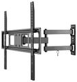 GOOBAY Basic TV wall mount Basic FULLMOTION (L), black - for TVs from 37'' to 70'' (94-178 cm), fully mobile (swivel and tilt) up to 35kg