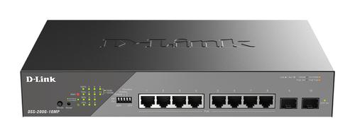 D-LINK 10-Port Gigabit Ethernet PoE+  (DSS-200G-10MP/E)