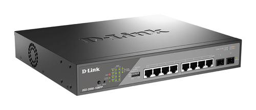 D-LINK 10-Port Gigabit Ethernet PoE+  (DSS-200G-10MP/E)