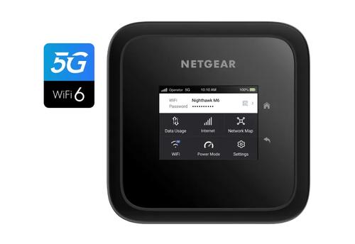 NETGEAR Nighthawk M6 5G Mobile Router AXE3600, 4G/5G, 2.5Gig Ethernet port, batteri, WiFi 6 (MR6150-100EUS)
