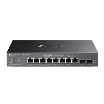 TP-LINK Omada Smart Managed Switch, 8x2.5G PoE+, 2x10G SFP+, 160W PoE Budget, Desktop, Fanless, Ext PSU (SG2210XMP-M2)