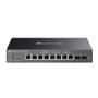 TP-LINK Omada Smart Managed Switch, 8x2.5G PoE+, 2x10G SFP+, 160W PoE Budget, Desktop, Fanless, Ext PSU