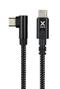 XTORM Premium 90° USB-C/C PD 100W Kabel 1m Sort