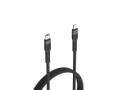 LINQ USB-C til Lightning kabel MFI 2m Sort 