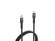 LINQ USB-C til Lightning kabel MFI 2m Sort  (LQ48031)