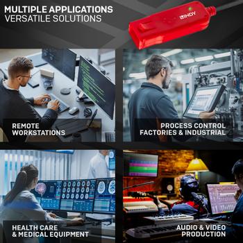 LINDY 12M Usb2.0 Extension Hub Kit (42783)