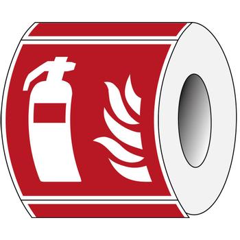 BRADY ISO Safety Sign - Fire (PIC F001-100X100-PE-ROLL/1)