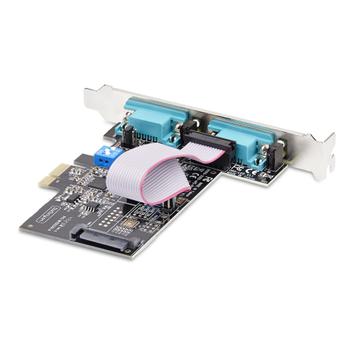 STARTECH 2-PORT SERIAL PCIE CARD PCI EXPRESS RS232/ RS422/ RS485 CARD CTLR (2S232422485-PC-CARD)