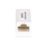 StarTech RJ45 Coupler 5-Pack, Inline Cat6 Coupler, Female to Female (F/F) T568 Connector,  Unshielded Ethernet Cable Extension - 5 Pack (IN-CAT6-COUPLER-U5) - nettverkkopler - hvit (IN-CAT6-COUPLER-U5)