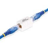 StarTech RJ45 Coupler 5-Pack, Inline Cat6 Coupler, Female to Female (F/F) T568 Connector,  Unshielded Ethernet Cable Extension - 5 Pack (IN-CAT6-COUPLER-U5) - nettverkkopler - hvit (IN-CAT6-COUPLER-U5)