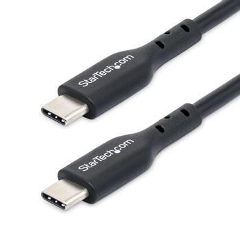 STARTECH 2m 6ft USB C Charging Cable USB-C Cable USB 2.0 Type-C Laptop Charger Cord 60W 3A Power Delivery M/M (USB2CC2MNC)