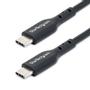 STARTECH 2m 6ft USB C Charging Cable USB-C Cable USB 2.0 Type-C Laptop Charger Cord 60W 3A Power Delivery M/M