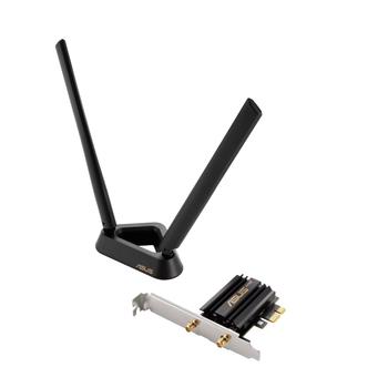 ASUS S PCE-AXE59BT - Network adapter - PCIe - 802.11a, 802.11b/ g/ n,  802.11ax, Bluetooth 5.2 (90IG07I0-MO0B00)