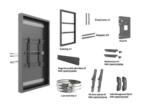 MULTIBRACKETS M Pro Series - Enclosure 55" Column (7350105214547)