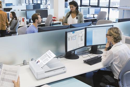 RICOH h SP-1425 SP1425 SP 1425 Document Scanner 25ppm / 50ipm duplex A4 desktop document scanner with ADF and Flatbed. Includes PaperStream IP image processing and PaperStream Capture Lite software, USB 2 c (PA03753-B001)