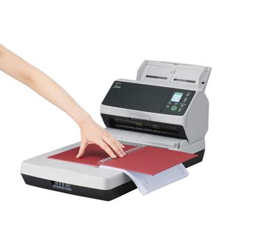 RICOH h fi-8290 fi 8290 fi8290- Document scanner - flatbed: CCD / ADF: dual CIS - Duplex - 216 x 355.6 mm - 600 dpi x 600 dpi - up to 90 ppm (mono) / up to 90 ppm (colour) - ADF (100 sheets) - up to 13000 s (PA03810-B501)