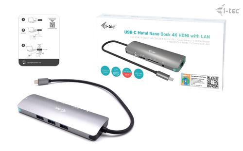 I-TEC USBC NANODOCK HDMI LAN PD I-TEC USB-C NANODOCK HDMI LAN PD ACCS (C31NANODOCKLANPD)