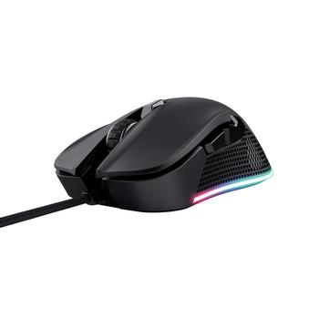 TRUST GXT 922 Ybar 7200 DPI Optical Eco Wired USB Black Gaming Mouse (24729)