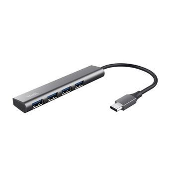 TRUST HALYX 4 PORT USB-C 3.2 GEN1 HUB . CABL (24948)