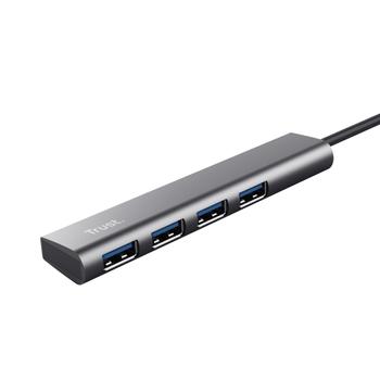TRUST HALYX 4 PORT USB-C 3.2 GEN1 HUB . CABL (24948)